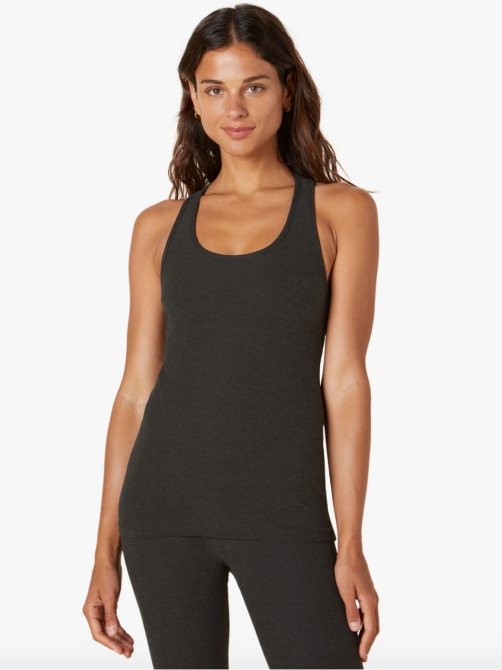 Beyond Yoga Spacedye Step Up Racerback Tank Top Grey Size XS USA Made